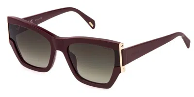 Police Splr22 Secret 2 0ar3 Occhiali Da Sole Borgogna Per Donna In Burgundy