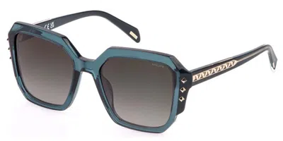 Police Splr23e Superstar 3 03ge Occhiali Da Sole Blu Per Donna In Blue