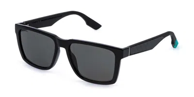 Police Splr49m Mercedes Z42p Men's Sunglasses Black Size 57