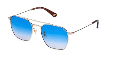 Police Splr72 Origins Lite 36 0300 Occhiali Da Sole Oro Per Uomo In Black