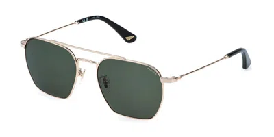 Police Splr72 Origins Lite 36 300y Occhiali Da Sole Oro Per Uomo In Gold