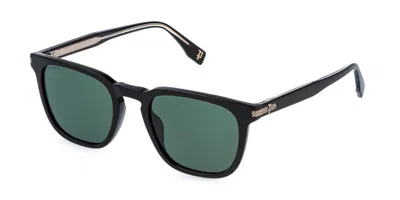 Police Splr74 Grind 1 700p Occhiali Da Sole Neri Per Uomo In Black