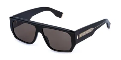 Police Splr81e G.o.a.t. 5 700y Occhiali Da Sole Neri Per Uomo In Black