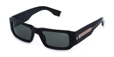 Police Splr82e G.o.a.t. 6 700y Occhiali Da Sole Neri Per Uomo In Black