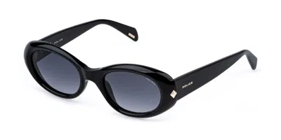 Police Splr93 Kaleidos 1 0700 Occhiali Da Sole Neri Per Donna In Black