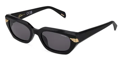 Police Splu06 Aura 3 0700 Women's Sunglasses  Size 54 In Black