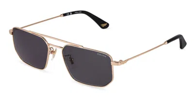 Police Splu66 Origins Lite 40 0300 Men's Sunglasses  Size 55 In Gold