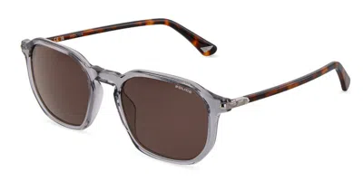 Police Splu69 Roadie 8 04g0 Men's Sunglasses Grey Size 53 In Gray