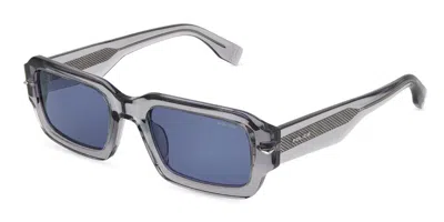 Police Splu72e Supernova 10 04g0 Men's Sunglasses  Size 54 In Gray