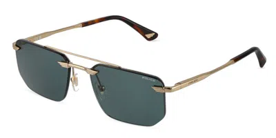 Police Splu76 Overfly 2 0302 Men's Sunglasses  Size 57