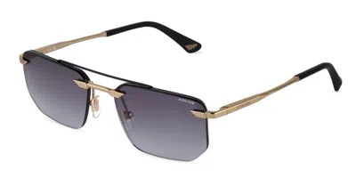 Police Splu76 Overfly 2 579b Men's Sunglasses  Size 57 In Multi