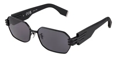 Police Splu79 0530 Men's Sunglasses Black Size 59