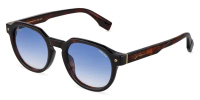 Police Splu83 Zac 3 W/a 722b Men's Sunglasses Tortoiseshell Size 51 In Shiny Dark Tortoise