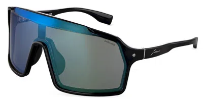 Police Splu84v Zac 1 W/a Z42f Men's Sunglasses Black Size 99 In Shiny Black