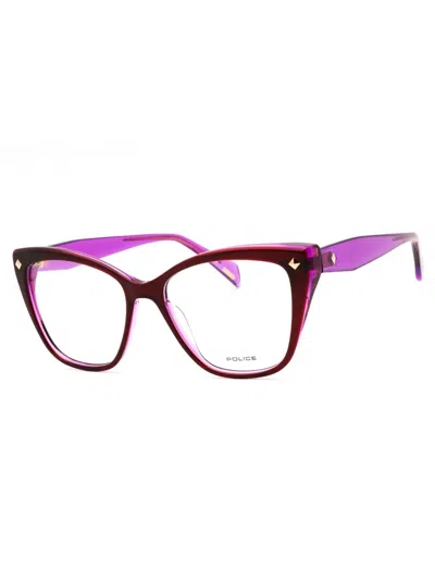 Police Stylish Cat-eye Eyeglasses For Women In Purple
