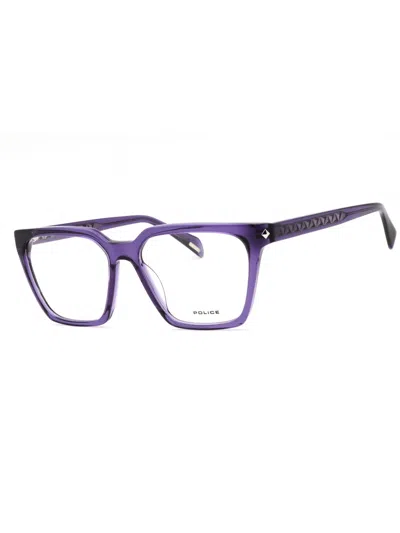 Police Stylish Rectangular Eyeglasses For Women In Purple