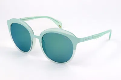 Police Sunglasses In Shiny Aquamarine