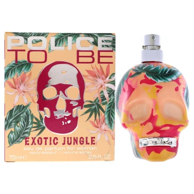 Police To Be Exotic Jungle By  For Women - 2.5 oz Edp Spray In Black