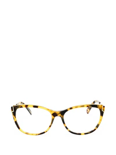 Police Vpla90 Tortoiseshell Cat-eye Eyeglasses In Brown