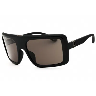 Police Unisex Black Oversized Sunglasses Splf62m In ["black"]