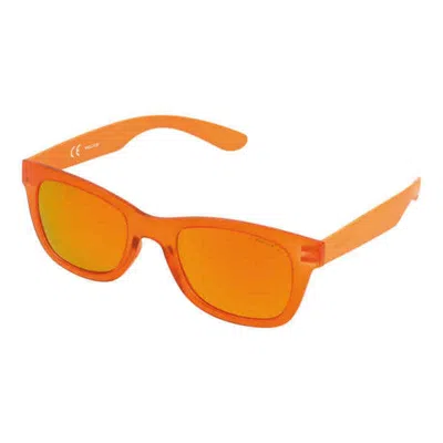 Police Unisex Sunglasses  S194450b55r  50 Mm Gbby2 In Orange