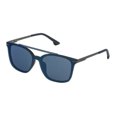 Police Unisex Sunglasses  Spl528999nqb  99 Mm Gbby2 In Blue
