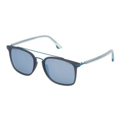 Police Unisex Sunglasses  Spl58354m20p Gbby2 In Blue