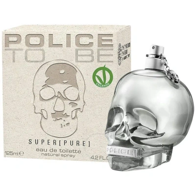 Police Unisex To Be Super Pure Edt 4.2 oz (tester) Fragrances 679602156905 In White