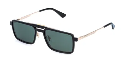 Police Uplr61 Origins Lite 38 With Clip-on 300p Occhiali Da Vista Oro Per Uomo (solo Montatura) In Gold