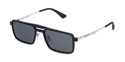 Police Uplr61 Origins Lite 38 With Clip-on 579p Men's Glasses  Size 55 - Free Lenses - Blue Light Block Ava