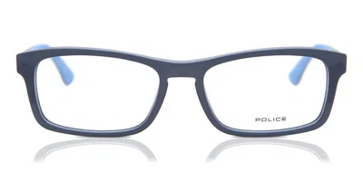 Police Vk090 Origins Lite Jr 2 09gu Occhiali Da Vista Blu Per Uomo (solo Montatura) In Blue