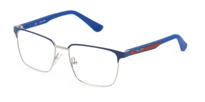 Police Vk568 Men's Glasses, Blue, Size 52