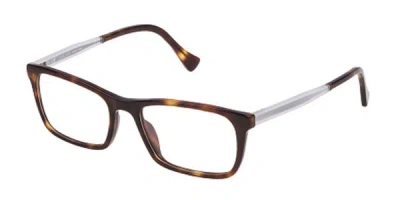 Police Vpl262n Men's Glasses, Tortoiseshell, Size 52 In Brown