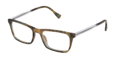 Police Vpl262n Men's Glasses, Tortoiseshell, Size 52 In Brown