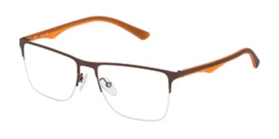 Police Vpl398 Blackbird Light 3 Men's Glasses, Brown, Size 53
