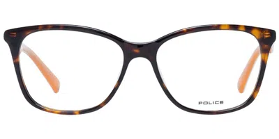 Police Vpl502n Savage 8 Women's Glasses, Tortoiseshell, Size 52 In Brown