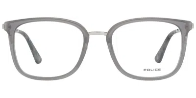 Police Vpl561 Avenue 3 Men's Glasses, Grey, Size 51 In Gray