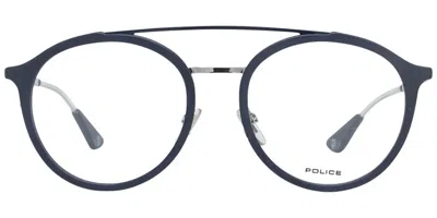 Police Vpl688 Men's Glasses, Black, Size 52