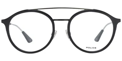 Police Vpl688 Men's Glasses, Black, Size 52