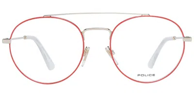 Police Vpl728 Highway 8 Men's Glasses, Gold, Size 51