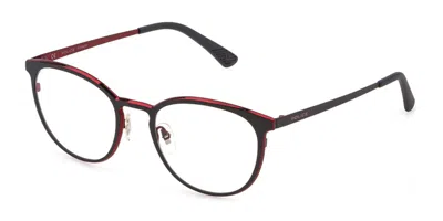Police Vplb58 Men's Glasses, Red, Size 51 In Multi