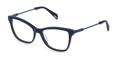 Police Vplc30e 9guv Occhiali Da Vista Blu Per Uomo (solo Montatura) In Blue