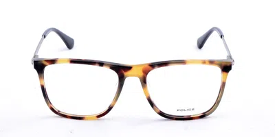Police Vpld05m Men's Glasses, Tortoiseshell, Size 55 In Multi