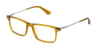 Police Vpld92 Dart 1 06dd Men's Glasses Brown Size 53 - Free Lenses - Blue Light Block Available