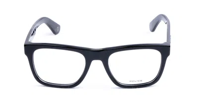 Police Vple37c Men's Glasses, Black, Size 52
