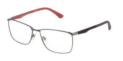 Police Vplf06 Men's Glasses, Grey, Size 57