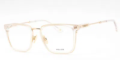 Police Vplf09m Men's Glasses, Gold, Size 53