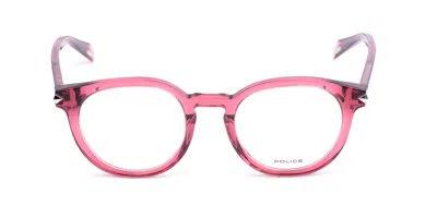 Police Vplf30m Men's Glasses, Pink, Size 48