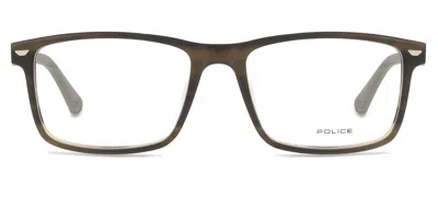 Police Vplf74 Beyond Lite 3 Men's Glasses, Tortoiseshell, Size 54 In Brown