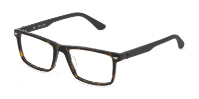 Police Vplf74 Beyond Lite 3 0714 Men's Glasses Tortoiseshell Size 54 - Free Lenses - Blue Light Block Avail In Multi